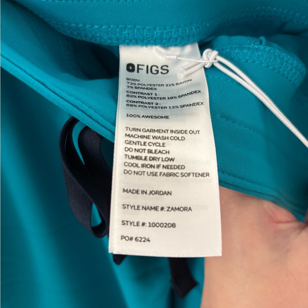 Figs TEAL Zamoras RW SP NWT - Picture 8 of 11